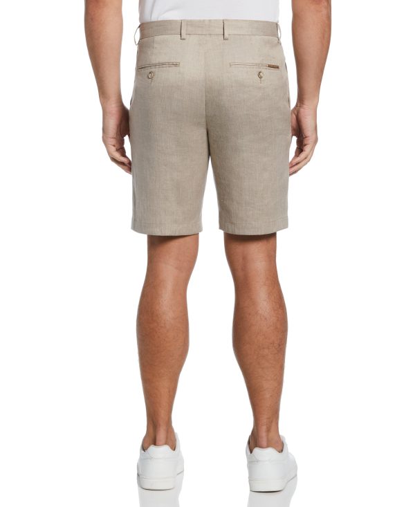 Linen Blend Summer Suit Short Online Sale - Image 2