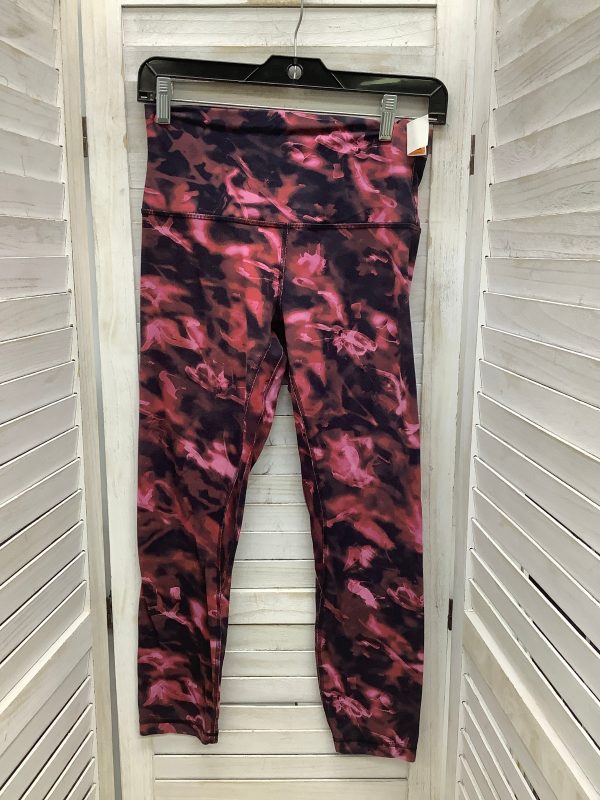 Athletic Leggings By Lululemon In Floral Print, Size: 6 Discount