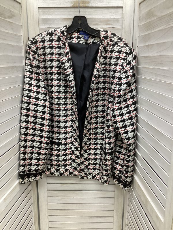 Blazer By Karen Scott In Plaid Pattern, Size: 16 Supply