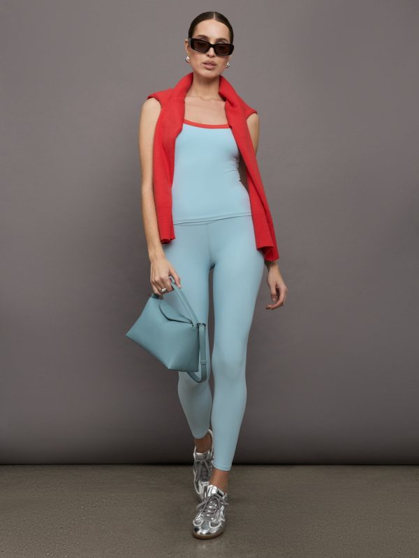 Colorblock Scoop Tank in Melt - Sky Blue  BitterSweet Online now - Image 2